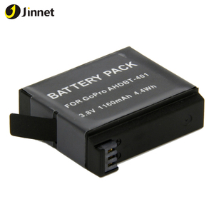 <span class=keywords><strong>Batterie</strong></span> caméra sport pour Go Pro <span class=keywords><strong>HERO4</strong></span> Hero 4 noir et argent AHDBT-401 AHDBT 401 3.8V 1160mAh 100% Compatible - Product Image 1
