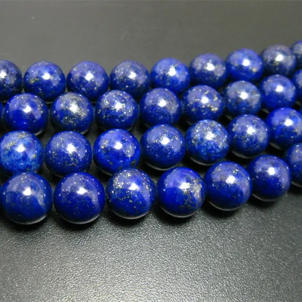 Đá Quý Lapis Tự Nhiên Tròn 12Mm Đá Quý Lapis Lazuli