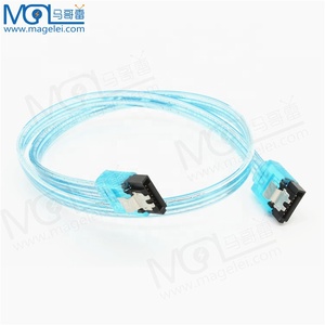 50cm màu xanh trong suốt tốc độ cao 6 gbps <span class=keywords><strong>SATA</strong></span> 3.0 III Cáp dữ liệu cho HDD Ổ cứng SSD - Product Image 5