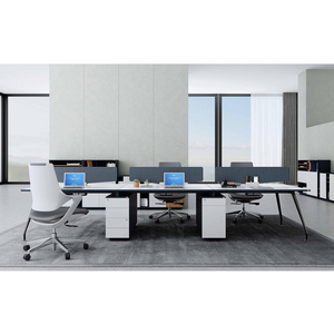 Piccoli banchi di ricevimento bianchi del produttore di Guangzhou eleganti mobili da Reception per uso ufficio - Product Image 5