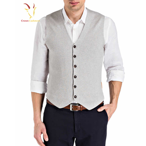 Col <span class=keywords><strong>en</strong></span> V <span class=keywords><strong>En</strong></span> <span class=keywords><strong>Laine</strong></span> Mérinos Cachemire Gilet Hommes - Product Image 1
