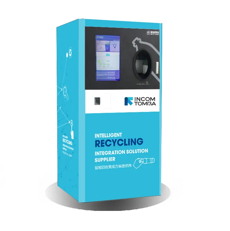 INCOM TOMRA-Обратный торговый автомат для переработки пластиковых бутылок и алюминиевых банок