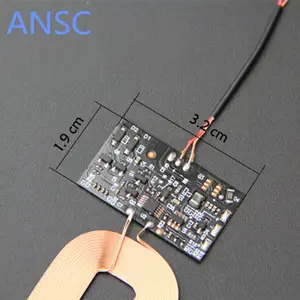Wireless charger receiver module PCBA coil universal patch qi built-in diy modified chip
