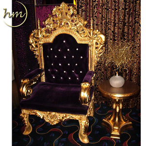 Silla de Reyes de estilo antiguo moderno con un precio competitivo para eventos, bodas y <span class=keywords><strong>muebles</strong></span> de <span class=keywords><strong>hotel</strong></span> para sala de estar - Product Image 1