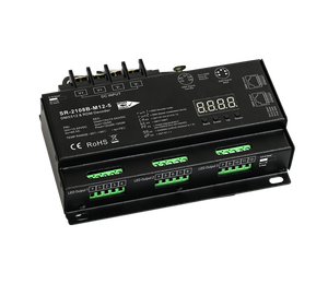 Controlador <span class=keywords><strong>DMX</strong></span> RDM de 12 Canales (Autónomo) y Esclavo SR-2108B-M12-5 - Product Image 1