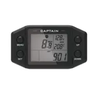 Termometer Tegangan Meter Digital, Tako Induktif Pengukur Jam Digital Speedometer untuk Sepeda Motor UTV Sepeda Tanah ATV