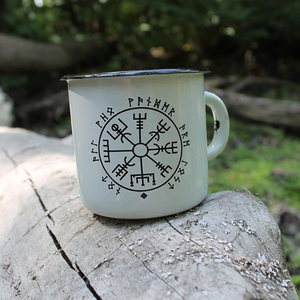 Taza de Metal Personalizada OEM, de Acero, con Esmalte Blanco, para <span class=keywords><strong>Cerveza</strong></span>, Agua, Leche, Vino, Café, Té, con Etiqueta de Papel para Colgar - Product Image 5