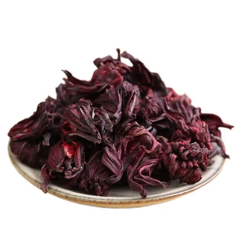 Stokta kuru kırmızı Roselle hatmi çiçeği çay OEM paketi organik kurutulmuş ebegümeci yaprakları bitkisel çay iyi fiyat kurutulmuş hatmi çiçeği s