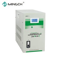 Régulateur de tension monophasé de type statique 15 KVA 20 KVA 110V 220V 230V AVR 15KVA 20KVA Stabilisateur de tension avec affichage numérique