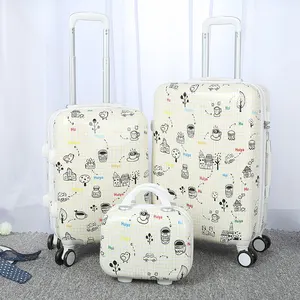 Красочные яркие чемоданы для девочек, дорожные сумки для студентов колледжа