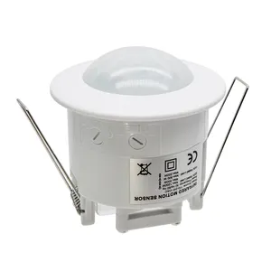 110 v-220 v 360 度红外嵌入式 PIR 天花板运动传感器检测器光开关，运动光传感器