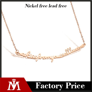 L'acier inoxydable "un baiser <span class=keywords><strong>de</strong></span> vous est tout ce que <span class=keywords><strong>je</strong></span> veux" nouveau collier <span class=keywords><strong>de</strong></span> conception col - Product Image 1