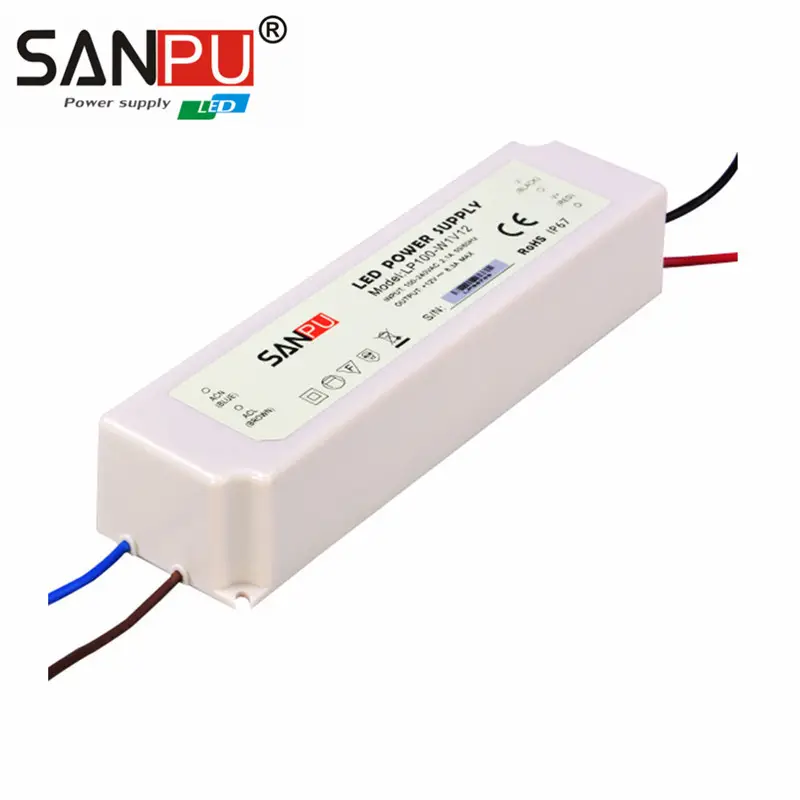 IP 67 100 Watt Cung Cấp Điện 220V Ac Đến 12V Dc Biến Áp 5V 20 Amp Led Cung Cấp Điện