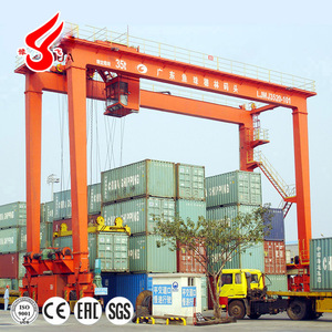 Grue portique à conteneurs de marque Yufei (Henan, Chine) 20T 30T 40T, Grue portique à pneus RTG 2T 5T 10T, Grue mobile à conteneurs - Product Image 4