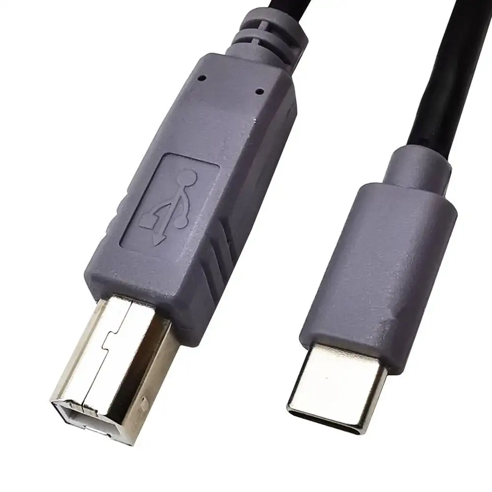 Câble USB MIDI OTG 2019, 50cm, Type C à Type B, imprimé, pour câble