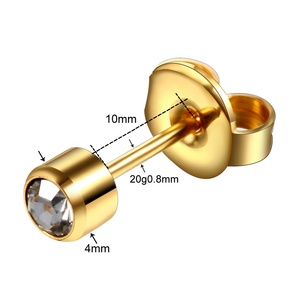 <strong>Ear</strong> <strong>Piercing</strong> <strong>Gun</strong> Earrings Caflon Earrings Hypoallergenic Earrings - Product Image 2