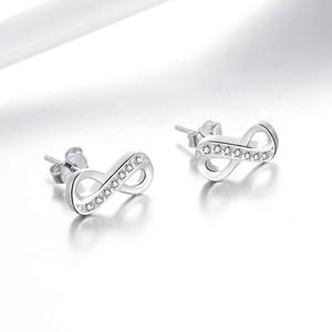 Novelty 8 Shaped Stud <strong>Earrings</strong> <strong>Infinity</strong> <strong>Earrings</strong> for Women - Product Image 4