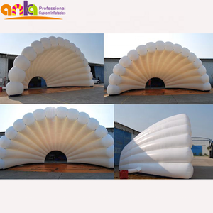 Tente gonflable personnalisée en pvc, <span class=keywords><strong>ballon</strong></span> en coquillage de mer, grande tente de mariage, exposition géante - Product Image 5