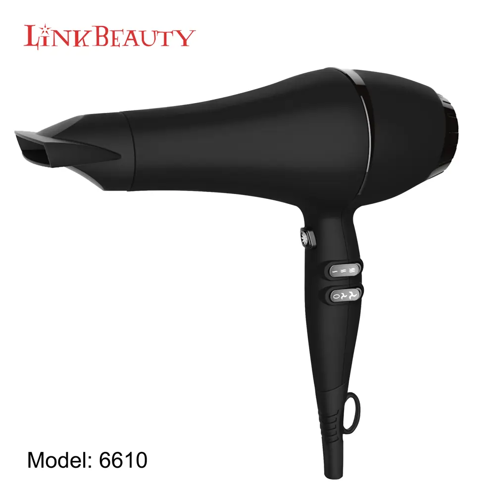 Variable Frequency Heating Mute 220v 2000w Stepless Wind Speed hair dryer silver color