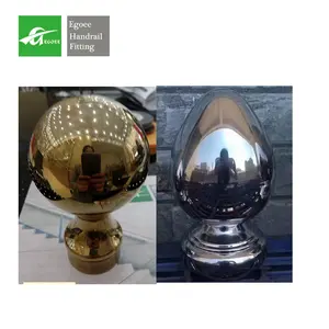 金色 304 不锈钢球接头扶手，空心铝球，钢圆形金属球