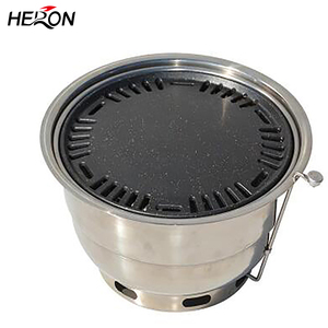 Grille <span class=keywords><strong>de</strong></span> barbecue coréenne Grille <span class=keywords><strong>de</strong></span> barbecue à <span class=keywords><strong>charbon</strong></span> <span class=keywords><strong>de</strong></span> <span class=keywords><strong>bois</strong></span> intégrée <span class=keywords><strong>pour</strong></span> <span class=keywords><strong>restaurant</strong></span> - Product Image 3