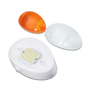 48 LEDs LED varanda luz, 12 volts rv iluminação, luz doom led branco