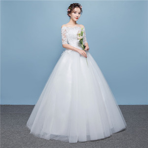 <span class=keywords><strong>Robe</strong></span> de <span class=keywords><strong>mariée</strong></span> de bal promotionnelle à manches longues, robes de <span class=keywords><strong>mariée</strong></span> chinoises bon marché - Product Image 4