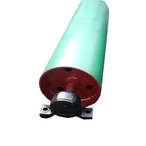 250mm Dia Carbon Steel Bend Tail Coal Mine Belt Conveyor Pulley Roller