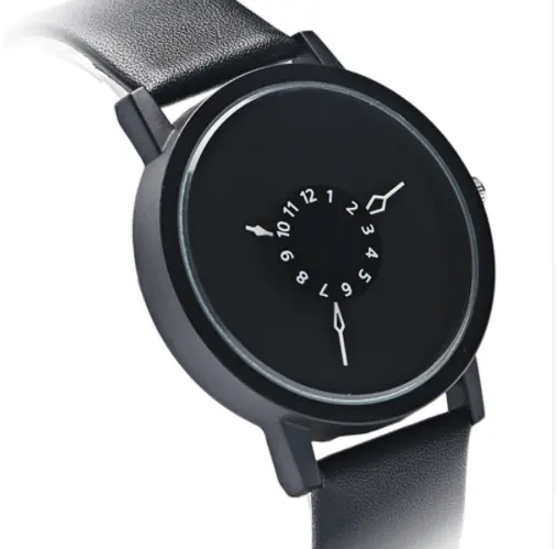 Creative Minimalist Men's Casual Fashion Watch Unisex Quartz Wrist Watches Factory Custom Your Own Brand