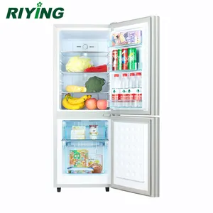 Refrigerador de 148 Litros con Doble Puerta y Congelador Inferior, Enfriamiento por Aire, Sin Escarcha, con Luz LED Interior - Product Image 1