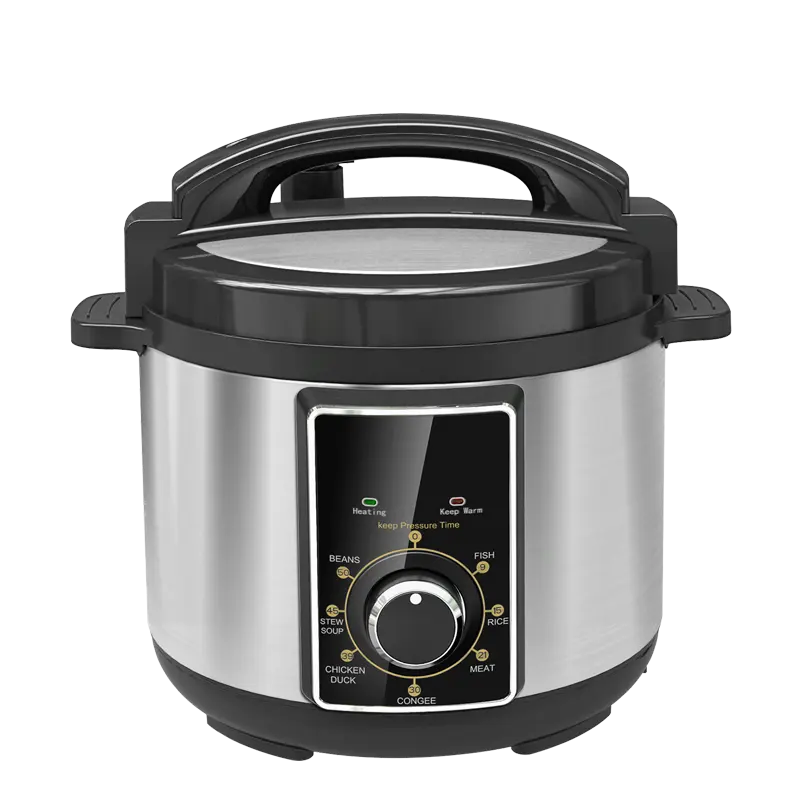 60 Minutes Timer and Detachable Cord Electric Multi-functional Pressure Cooker Electrical Pressure Cooker Stainless Steel 1000