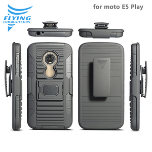 <span class=keywords><strong>Shell</strong></span> anillo Kickstand cinturón Clip Holster funda de teléfono para Moto <span class=keywords><strong>E5</strong></span> juego - Product Image 1