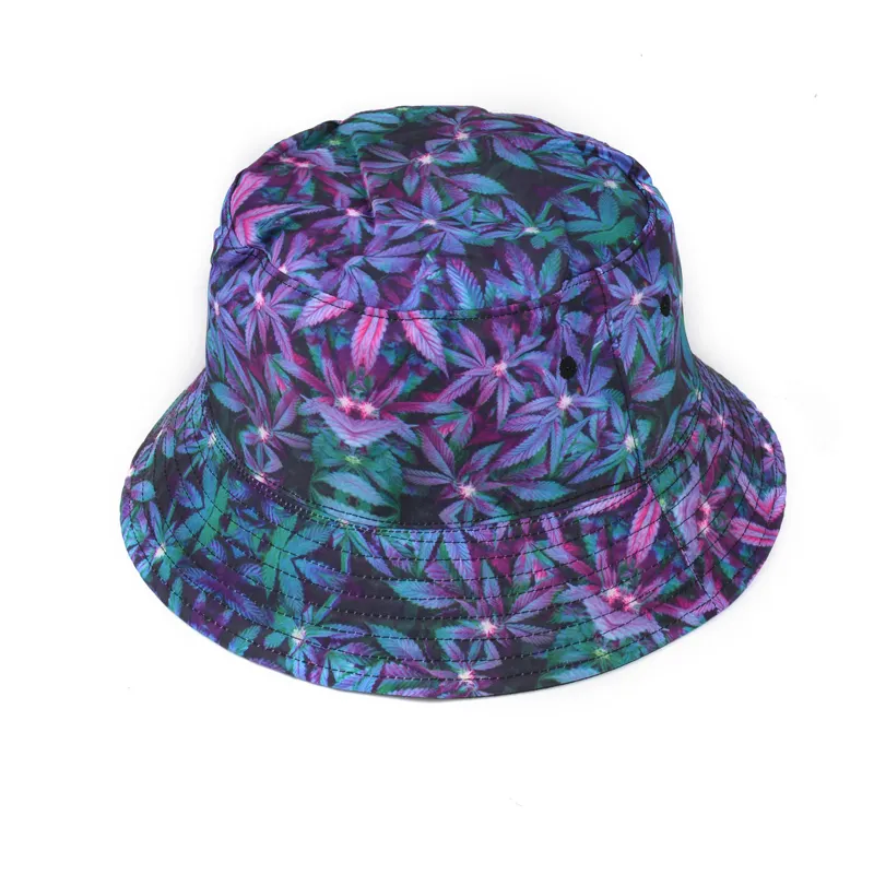 Design wholesale unisex male female beach hat cap two side custom reversible cheap bucket hat