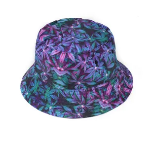 Design all'ingrosso unisex maschio femmina cappello da spiaggia berretto due lati personalizzato reversibile a buon mercato cappello da pescatore