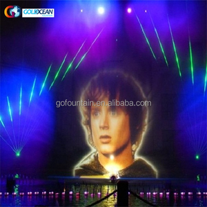 Pantalla <span class=keywords><strong>de</strong></span> agua película con cara divertida para fuente <span class=keywords><strong>de</strong></span> agua espectáculo y luces LED - Product Image 1