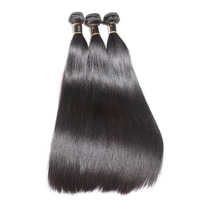 ขายส่ง Unproeded Raw Virgin Straight Human Hair, Truscend Virgin Hair, จัดส่งฟรี Caribbean Wave