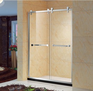 Par passent Coin cabine de douche taille <span class=keywords><strong>Baignoire</strong></span> <span class=keywords><strong>D</strong></span>'<span class=keywords><strong>angle</strong></span> Porte Trempé cabine De douche En Verre taille (KD5203) ize - Product Image 1