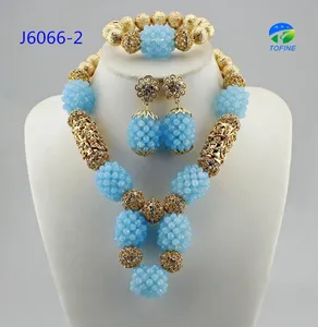 De moda, de la fábrica de boda de Nigeria coral juego de joyería africana, joyería de perlas conjunto traje conjuntos de joyas