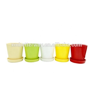Barato 4 pulgadas blanco pequeño redondo planta <span class=keywords><strong>de</strong></span> cerámica Mini suculentas <span class=keywords><strong>macetas</strong></span> Juego <span class=keywords><strong>de</strong></span> platillos decoración <span class=keywords><strong>de</strong></span> <span class=keywords><strong>Navidad</strong></span> maceta <span class=keywords><strong>de</strong></span> cerámica roja - Product Image 2
