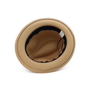 قبعة جاز كلاسيكية فيدورا رخيصة مع بخيل بري - Product Image 6
