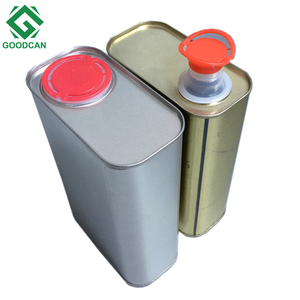Prezzo di vendita della fabbrica rettangolare di latta di metallo 500ml di oliva barile di <span class=keywords><strong>petrolio</strong></span> - Product Image 3