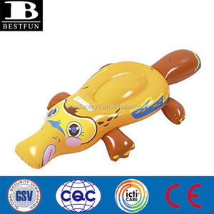 Vịt Vịt Bơm Hơi Bằng Nhựa Vinyl Chịu Lực Nặng Đi Trên Bè Nước Phao Bể Bơi Bằng Nhựa Bền Đồ Chơi Bể Bơi Gấp Gọn Cho Trẻ Em - Product Image 2