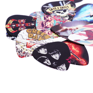 Médiators de guitare à couleur populaire, logo personnalisé, accessoires musicaux, plectre, vente en gros, - Product Image 4