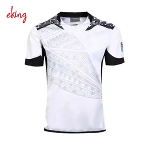 Wholesale Cheap Custom Designs Sublimation Rugby Shirt Team Set Football Plain Poland Spandex Rugby Practice Jersey Uniform