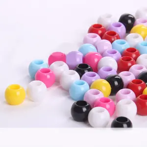 Latest design pretty plastic beads for jewelry making