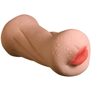 Masturbatore anale per l'uomo, la gola profonda sesso anale bocca tasca figa con denti e lingua - Product Image 1