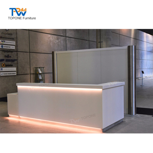 Mostrador de Recepción <span class=keywords><strong>para</strong></span> <span class=keywords><strong>SPA</strong></span>, Mostrador de Recepción Comercial Moderno <span class=keywords><strong>para</strong></span> Oficina con Iluminación LED - Product Image 2