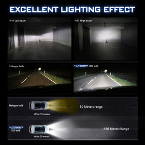 Novsight Seúl Y1919 led faro 6500 k color blanco 10000LM 72 W H4 Led faro A500-N15 - Product Image 6
