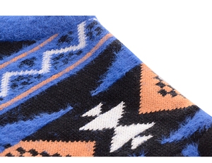 Custom Jacquard Knitted <strong>Couple</strong> Ugly Winter <strong>Christmas</strong> Argyle Pattern Family O-neck Long Sleeve Woman Pullover Sweater <strong>Jumper</strong> - Product Image 3