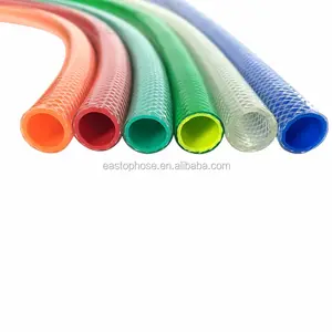 Clear fiber reinforced hose high pressure pvc 1 inch water pipe plastic flexible fiber hose price